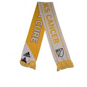 Adidas MLS Scarf - Kicks Against Cancer - Yellow & White